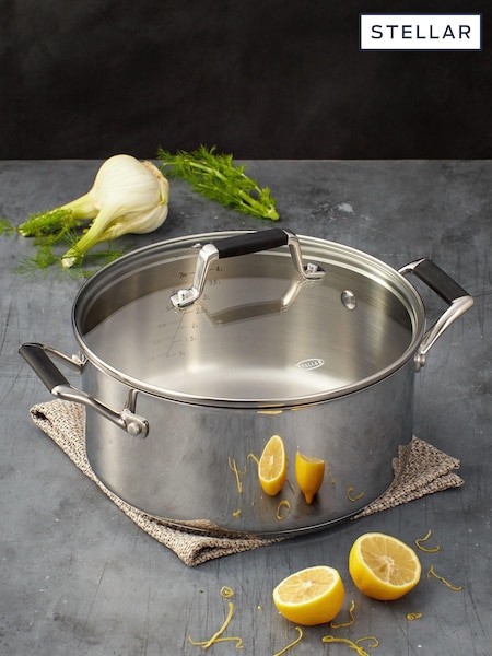 Stellar Grey Induction Casserole Dish 24cm (M71756) | €119