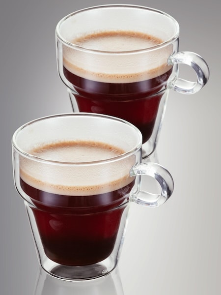 Judge Clear 2 Piece Double Walled Coffee Mug Set 200ml (M71774) | €22