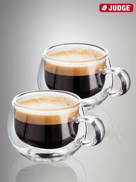 Judge Clear 2 Piece Double Walled Espresso Glass Set 75ml (M71775) | €18.50