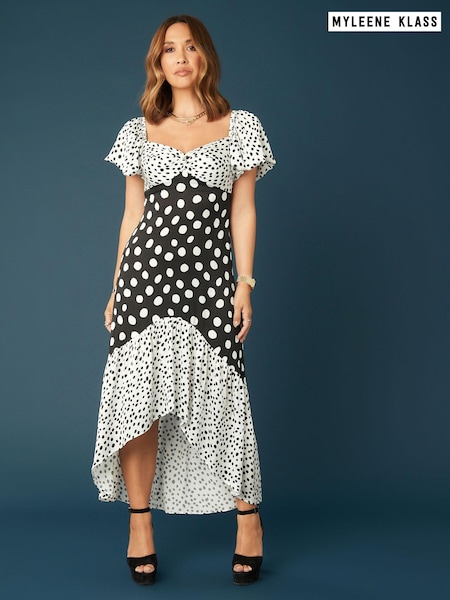 Myleene Klass Black Spot Midi Dress (M73250) | 27 €