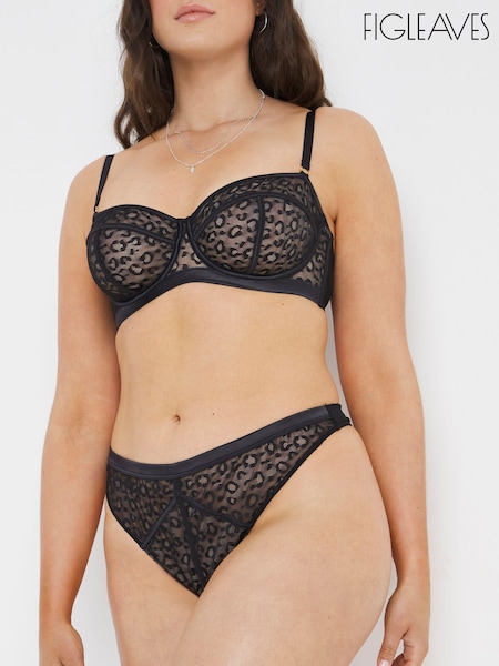 Figleaves Natural Leopard Pimlico Thong (M73412) | €7