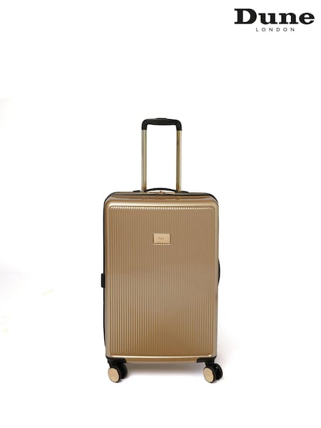 Dune London Gold Olive Medium Suitcase (M73697) | €178