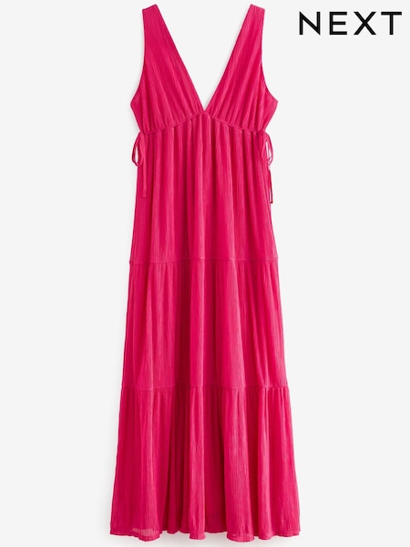 Pink Sleeveless Maxi Summer Dress (M73833) | €23