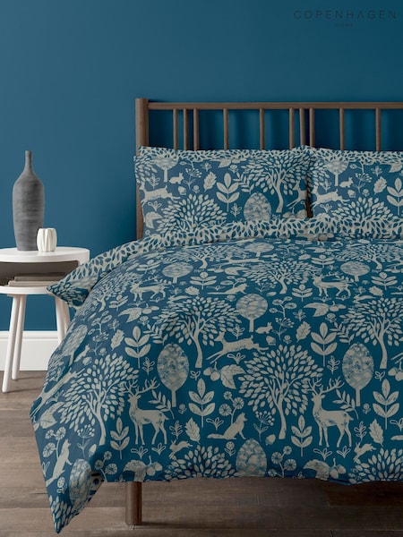 Copenhagen Home Blue Fable Christmas Duvet Cover and Pillowcase Set (M73949) | €23 - €38