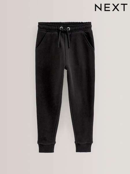 Black Soft Jersey Regular Fit Joggers (3-16yrs) (M75978) | 49 QAR - 74 QAR