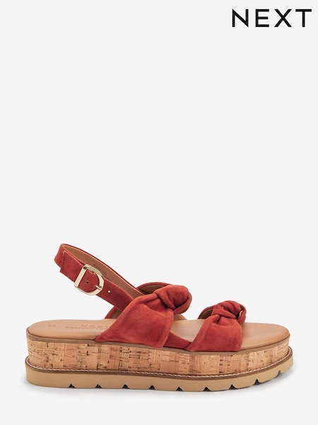 Orange - Sandales à plateforme et double nœud Forever Comfort® (M78395) | € 16