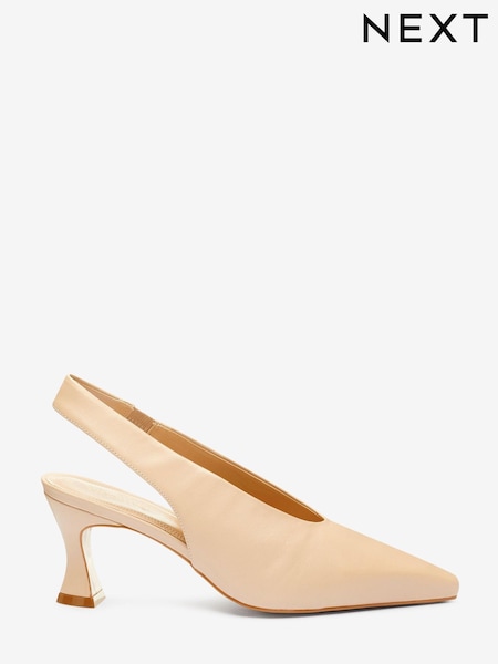 Kost - Signature Chisel Toe Slingback Heels (M80530) | € 27