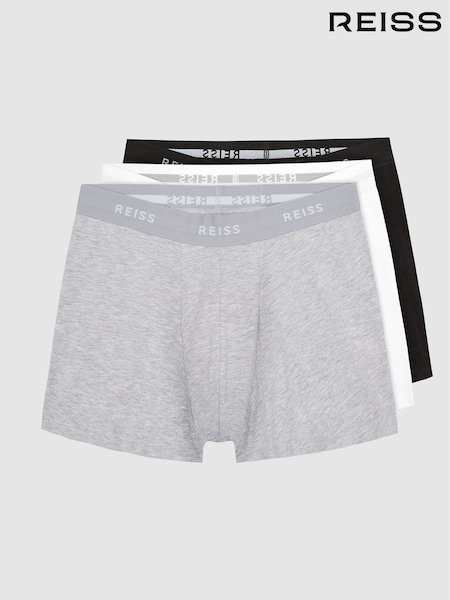Reiss Multi Heller Organic Cotton Boxers 3 Pack (M81720) | R$ 375