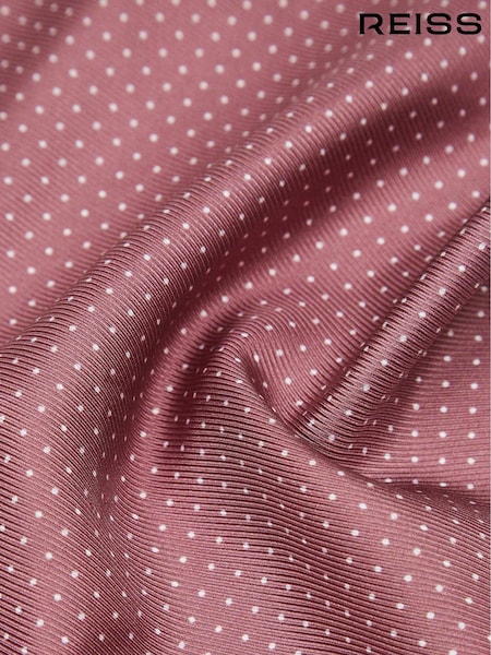 Reiss Pink Jupiter Silk Pocket Square (M81761) | €45