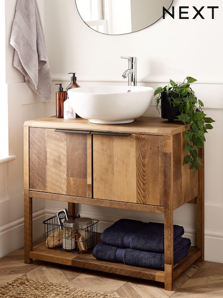 Natural Bronx Vanity Unit Under Sink Storage Unit (M82206) | €265