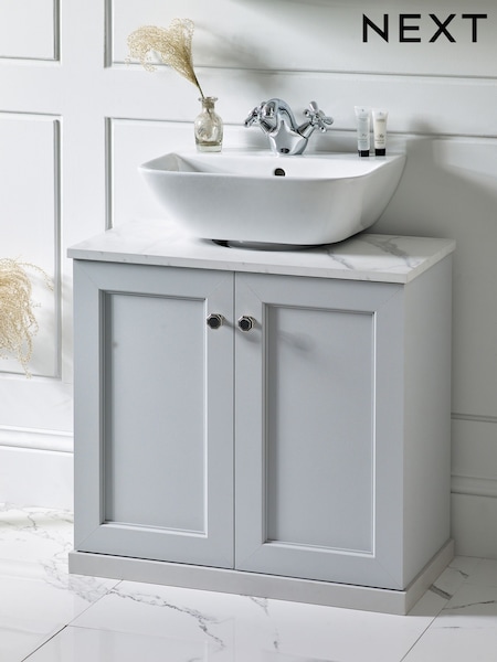 Grey Farnley Panelled Under Sink Under Sink Unit Storage Unit (M82209) | €179