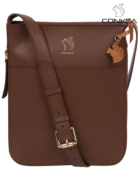 Conkca Lautner Vegetable-Tanned Leather Cross-Body Bag (M83048) | €58