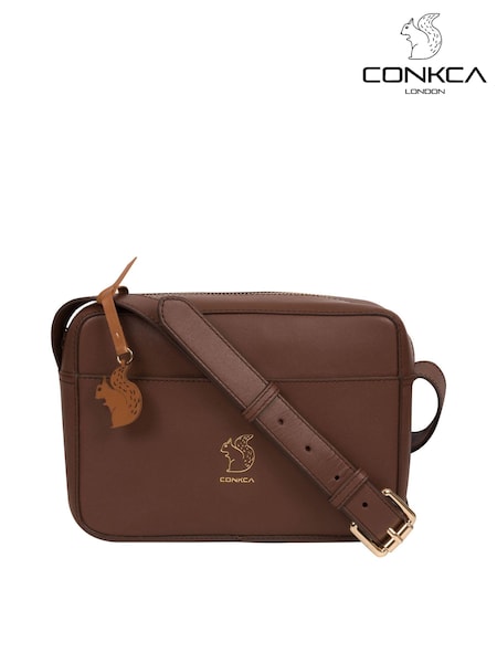 Conkca Tatum Vegetable-Tanned Leather Cross-Body Bag (M83055) | €51