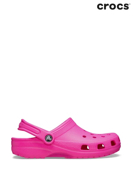 Crocs Hot Pink Adults Classic Clogs (M83240) | kr714