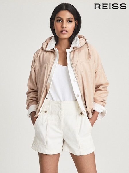 Reiss Pink Tomy Lightweight Bomber Jacket (M83262) | €320