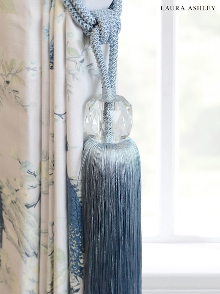 Laura Ashley Seaspray Loren Glass Tassel Curtain Tieback (M83651) | €39
