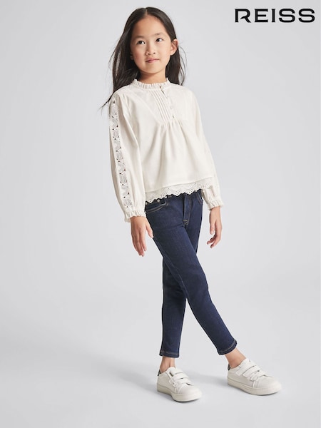 Reiss Lux Junior Mid Rise Skinny Jeans (M84657) | AED216