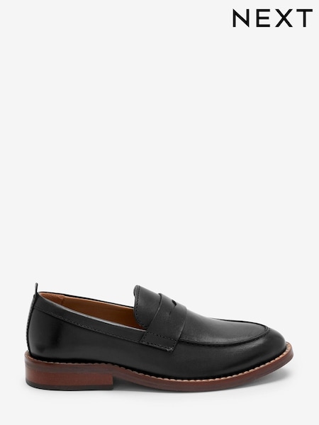 Black Saddle Leather Loafers (M85362) | €18 - €22