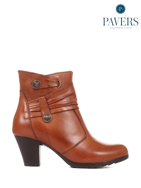 Pavers Ladies	Leather Ankle Boots (M85478) | €79