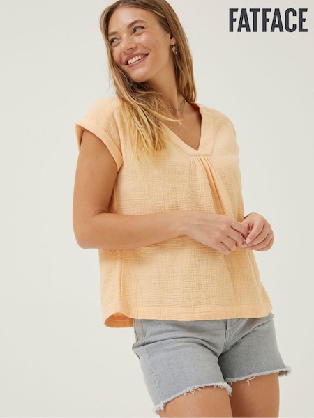 FatFace Orange Sadie Blouse (M85919) | €24.50