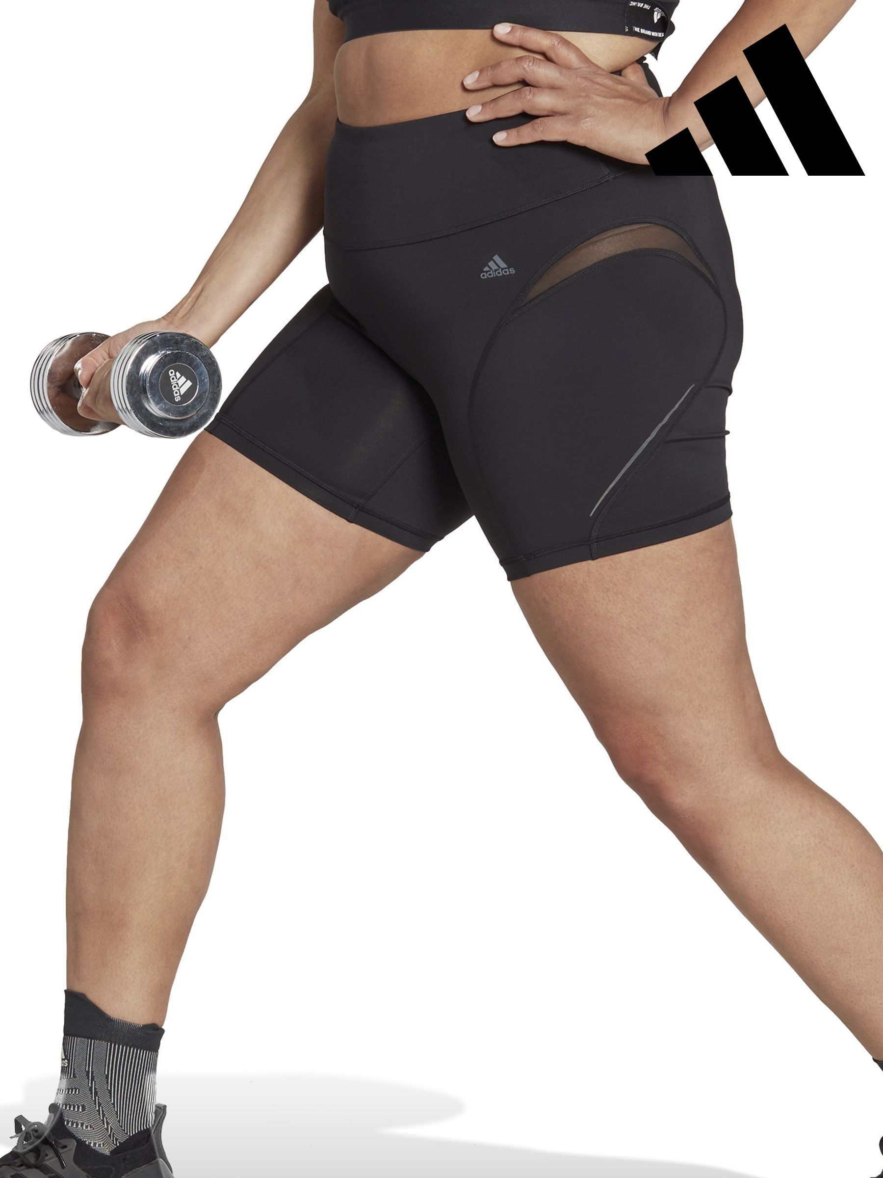 Women s Black Cycling Shorts Train Plain Sportswear Next Luxembourg