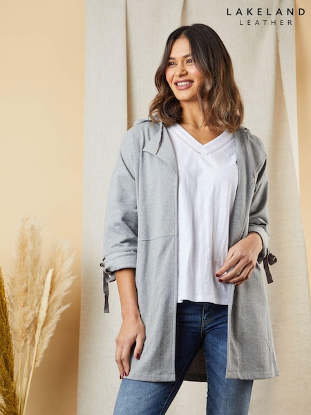 Lakeland Leather Chloe Hooded Fleece Jersey Jacket (M88023) | 31 €