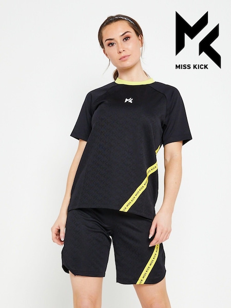 Schwarz - Miss Kick Damen Standard Trainings-Shorts, Petrol (M88119) | 17 €