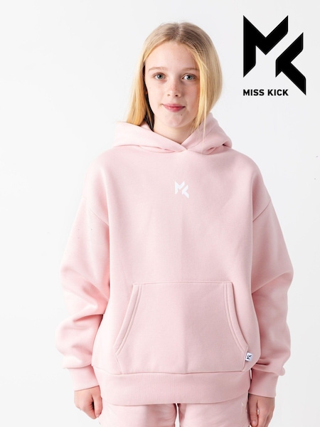 Miss Kick Girls Pale Pink Beth Print Hoodie (M88127) | €22