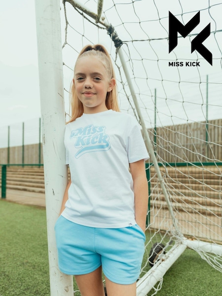 Miss Kick Girls Rachel 100% Cotton White T-Shirt (M88133) | €12