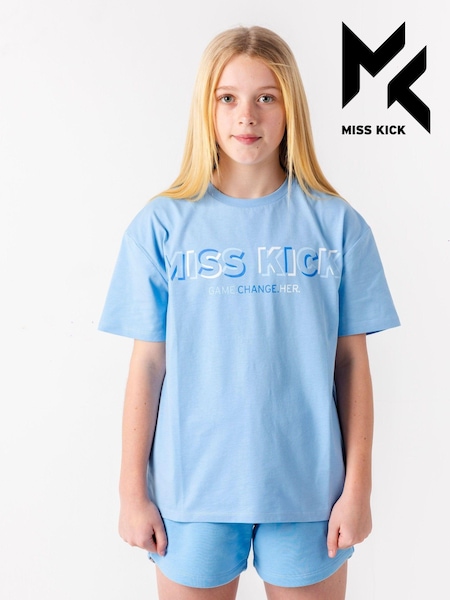Albastru pal - Miss Kick Fete Mary 100% bumbac Tricou (M88139) | 64 LEI