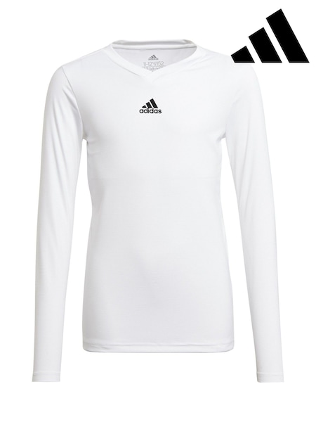 adidas White Team Base T-Shirt (M88765) | R$ 120