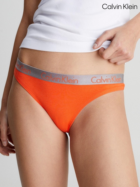 Calvin Klein Orange Radiant Cotton Thong (M88879) | €8.50