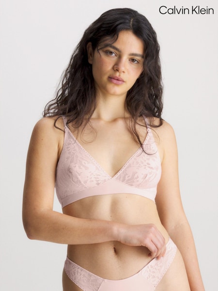 Calvin Klein Pink Ultra Comfort Lace Maternity Bralette (M88973) | €18.50