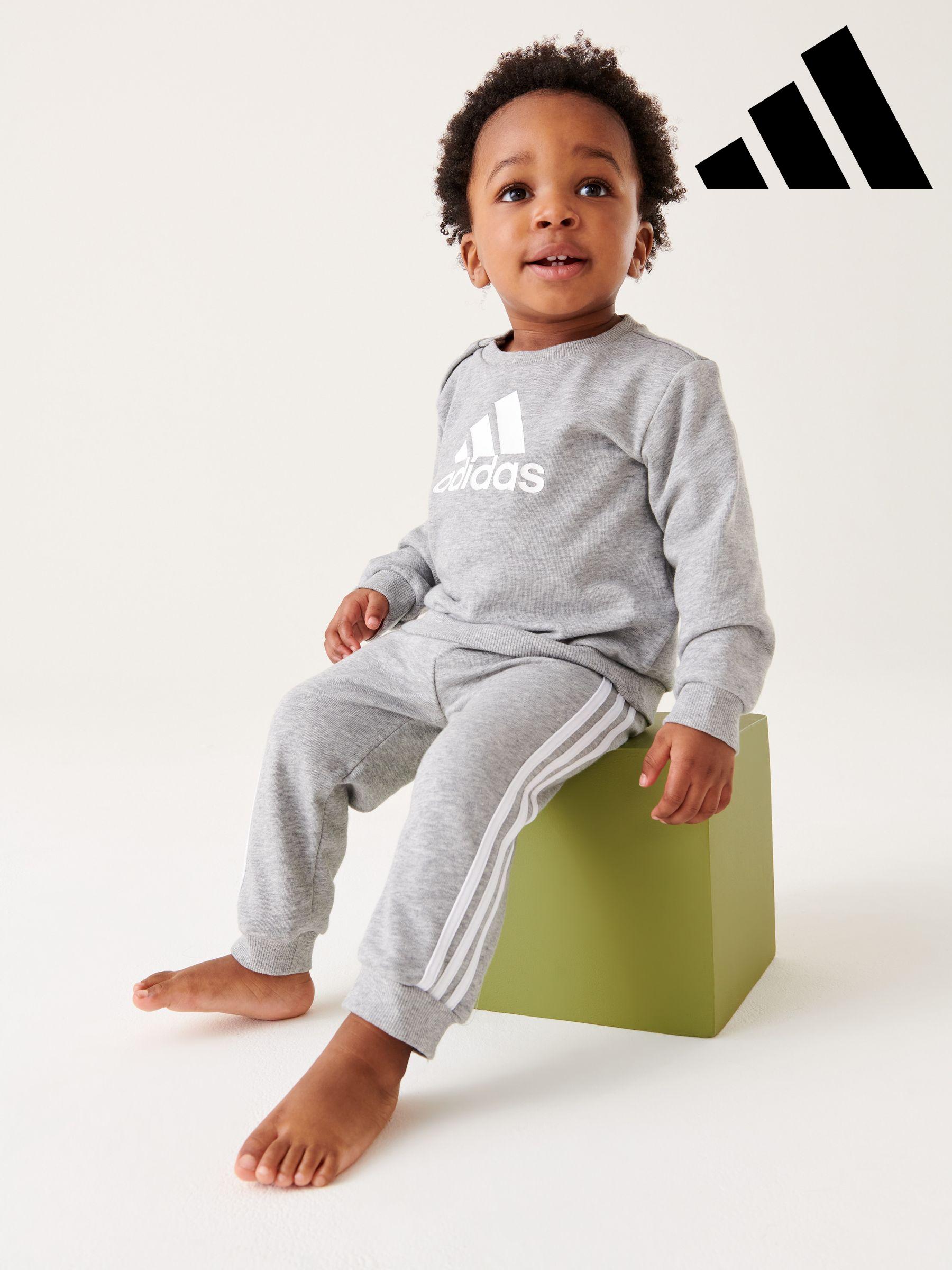 Grey adidas tracksuit boys new arrivals