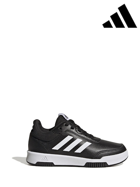 adidas Originals Black/White Black Tensaur Sport Lace Up Trainers (M89208) | €37
