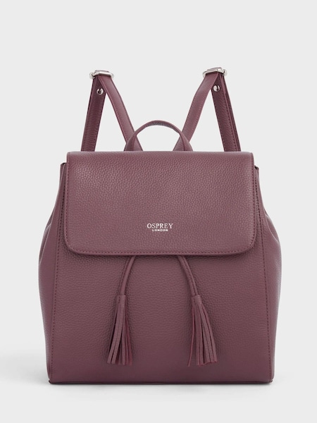 Osprey London Red The Megan Leather Rucksack Bag (M89351) | €126