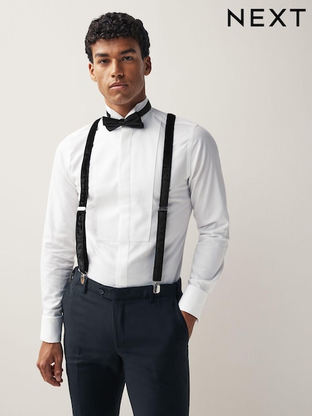 Black Velvet Bow Tie and Braces (M89652) | LEI 84