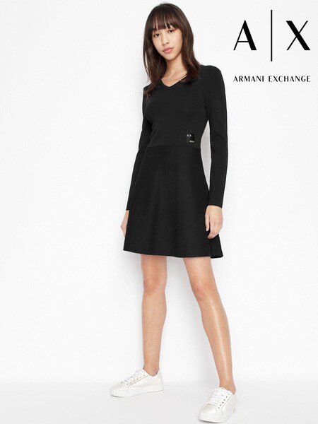 Armani Exchange Black Knitted Dress (M90458) | 121 €