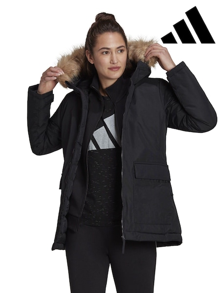 adidas Black Utilitas Hooded Parka (M90569) | €66