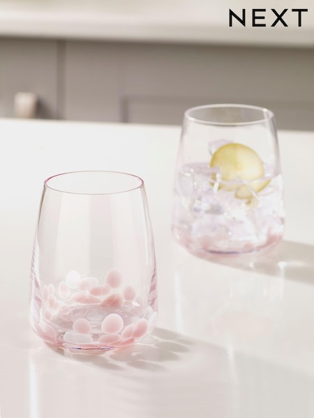 Set Of 2 Confetti Tumbler Glasses (M90681) | €18