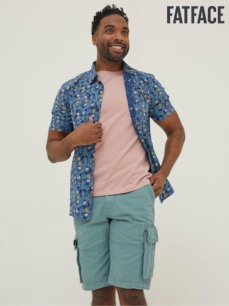 FatFace Blue Pineham Print Shirt (M90804) | €27