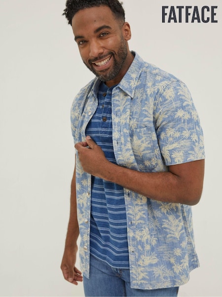 FatFace Blue Hawaiian Print Shirt (M90865) | €27
