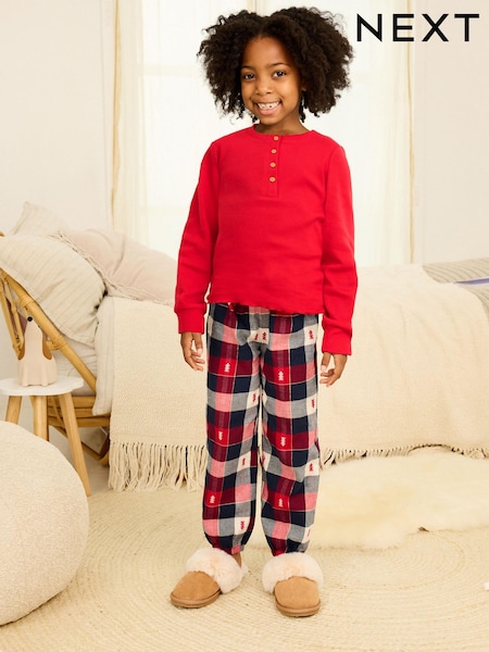 Red Check Christmas Pyjamas (3-16yrs) (M91803) | €15 - €20