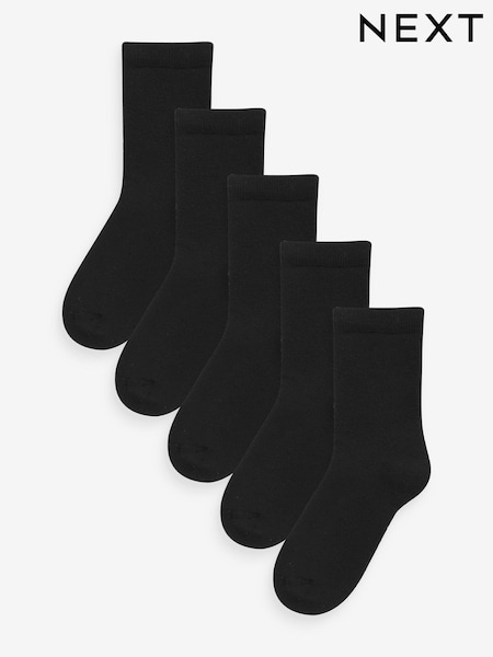 Schwarz - Warm Thermal Cotton Rich Socks 5 Pack (M91942) | 18 € - 21 €