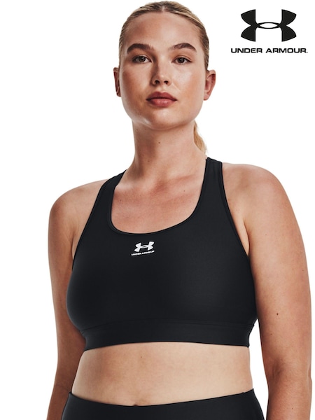 Schwarz - Under Armour Authentic Mid Support Padless Bra (M92255) | 18 €