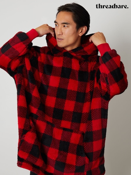 Threadbare Red Borg Oversized Loungewear Hoodie (M92585) | R$ 370