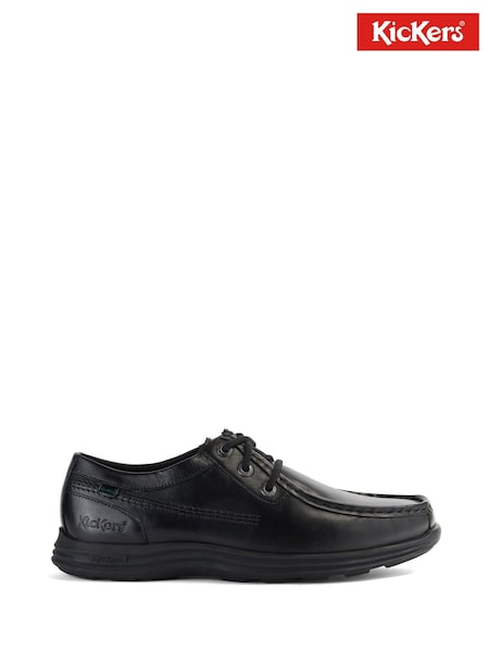 Kickers Black Reason Moc Leather Shoes (M92680) | €91