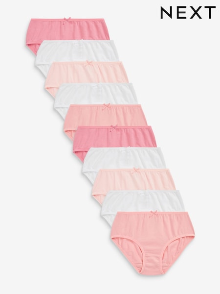 Rosa/blanco - Briefs 10 Pack (1.5-16yrs) (M93551) | 18 € - 25 €