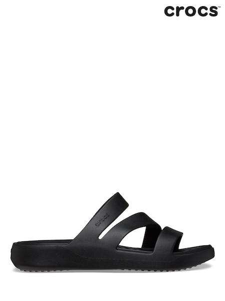 Negru - Sandale cu bretele Crocs pentru adulți Getaway (M93802) | 298 LEI
