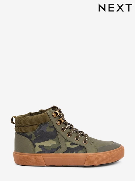 Khaki Green Camo Standard Fit (F) Thinsulate™ Lined Boots (M95209) | €13 - €16